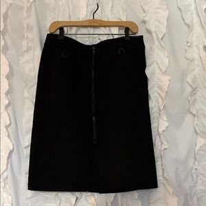 Cargo Black Pencil Skirt